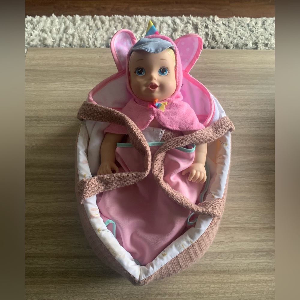 Jakks Pacific Perfectly Cute Baby Doll In Body Suit With Accessories Such As Bed